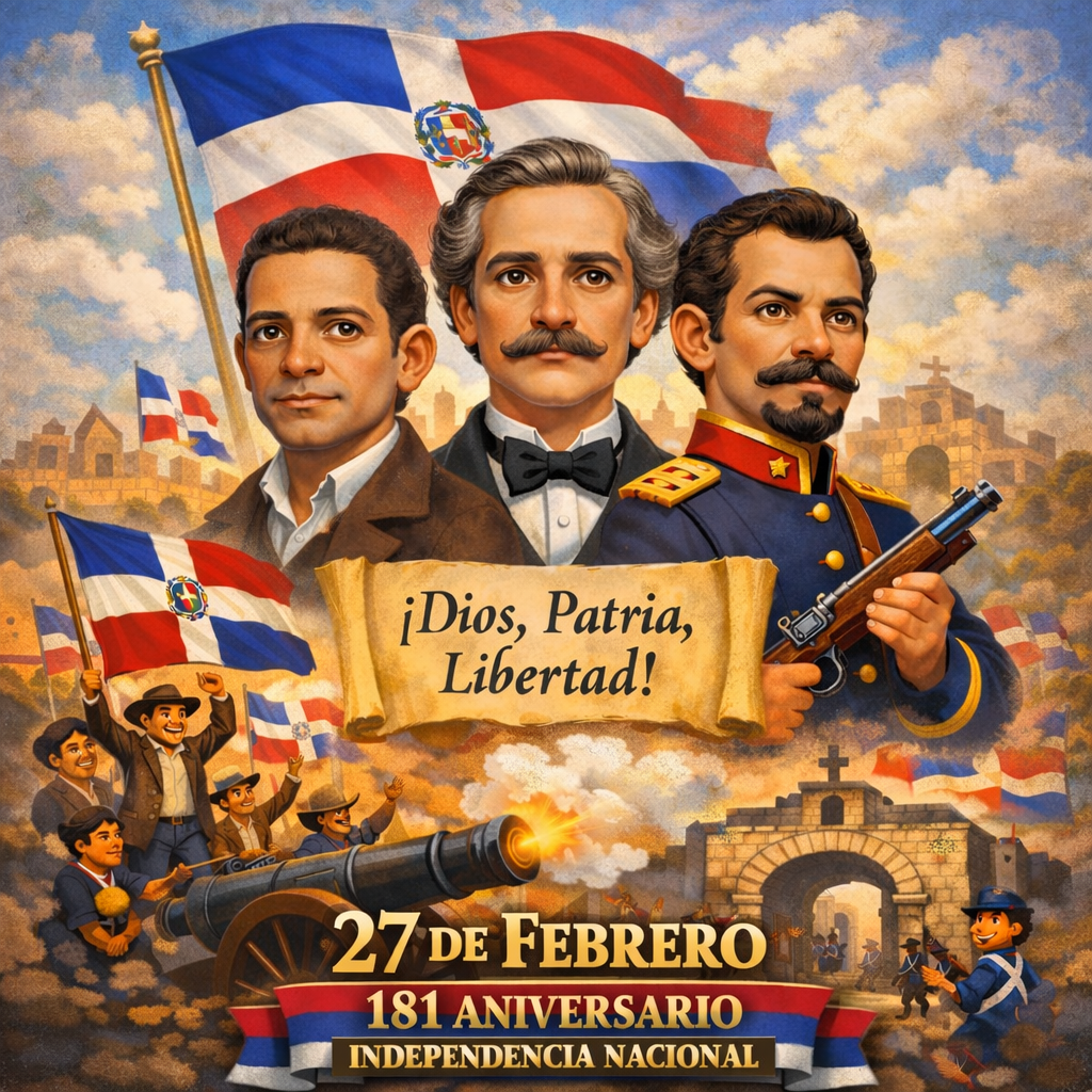 27 de febrero en República Dominicana: actos oficiales conmemoran el Día de la Independencia Nacional